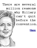 If campaign contributions stopped tomorrow, Hillary would be in real trouble. Click for more.